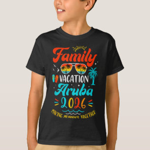 Familienurlaub 2026 Aruba passender Sommerurlaub T-Shirt