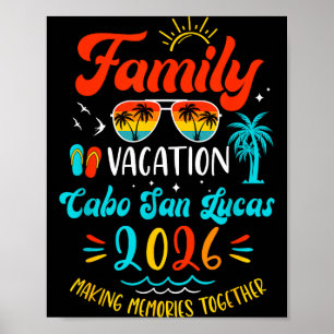 Familienurlaub 2026 Cabo San Lucas passendes Somme Poster