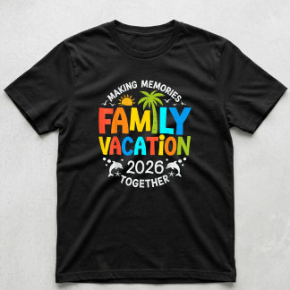 Familienurlaub 2026 Strand passende Familie Sommer T-Shirt