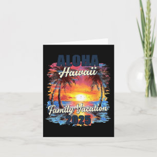 Familienurlaub Aloha Hawaii 2025 Sommerreise Matc Karte