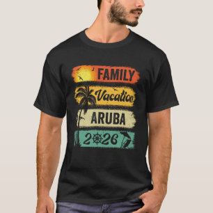 Familienurlaub Aruba 2026 Lustige passende Gruppen T-Shirt