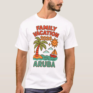 Familienurlaub Aruba 2026 T-Shirt