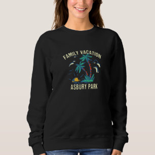 Familienurlaub Asbury Park Sommer New Jersey Trop Sweatshirt