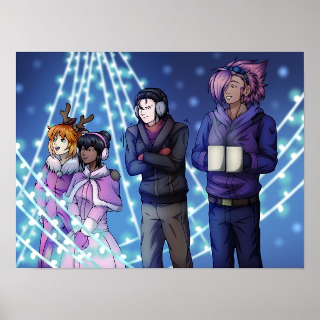 Familienurlaub Ausflug Poster (Vorne)