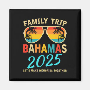 Familienurlaub Bahamas 2025 Matching Group Sommer Magnet