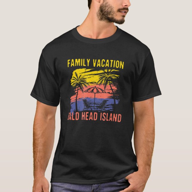 Familienurlaub Bald Island Urlaub Nord Auto T-Shirt (Vorderseite)
