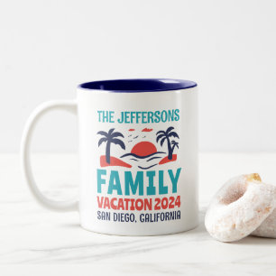 Familienurlaub Beach Urlaub Reisen Souvenir Zweifarbige Tasse