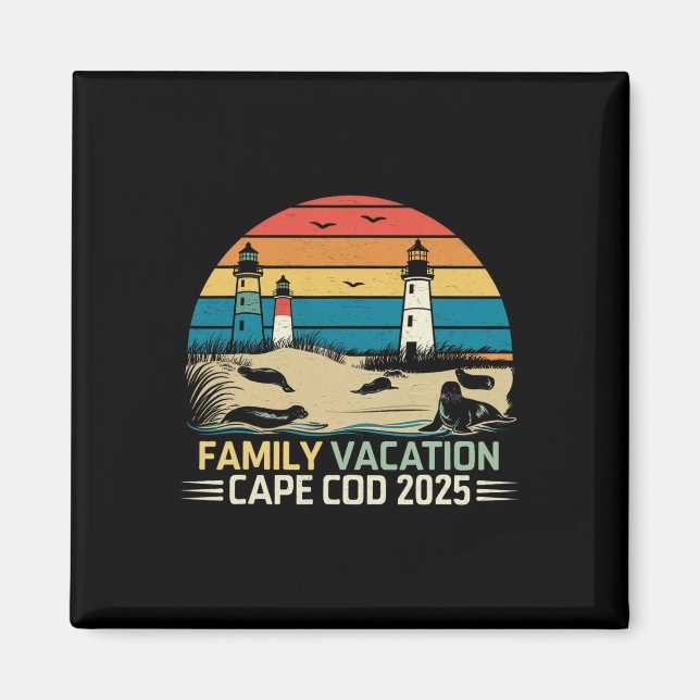 Familienurlaub Cape Cod 2025 Küstenurlaub Lig Magnet (Vorne)