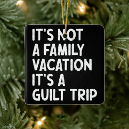 Familienurlaub Es ist eine Gildenreise, die sich m Keramikornament