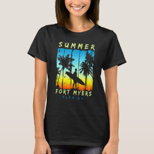Familienurlaub Florida Fort Myers Sunset Beach T-Shirt