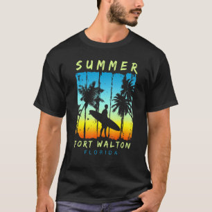 Familienurlaub Florida Fort Walton Sunset Beach T-Shirt