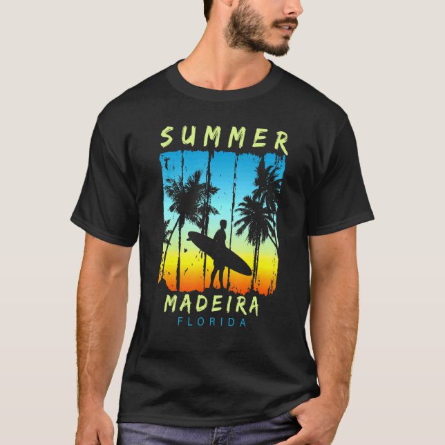 Familienurlaub Florida Madeira Sunset Beach T-Shirt (Vorderseite)