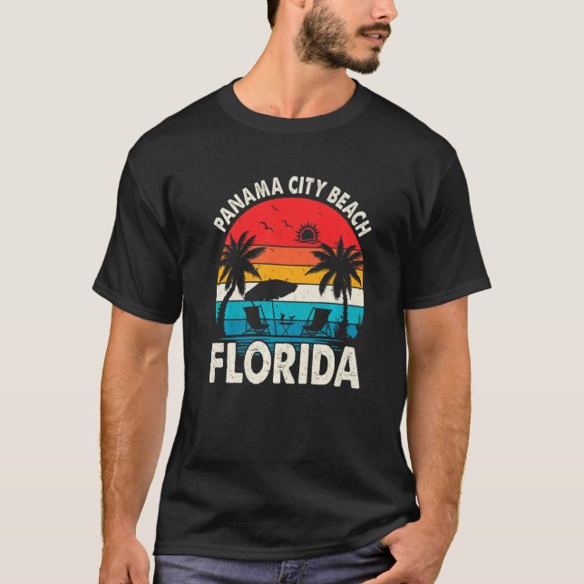 Familienurlaub Florida Panama City Beach Sunset B T-Shirt (Vorderseite)