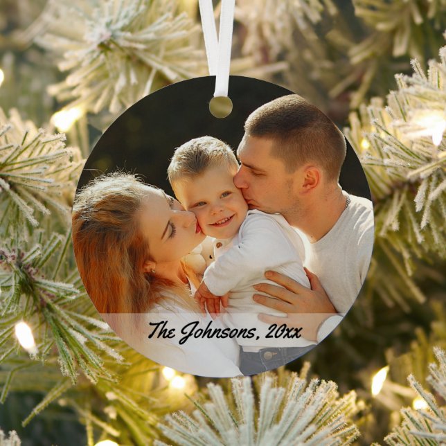 Familienurlaub Foto Chic Kalligrafie Ornament Aus Metall (InSitu)