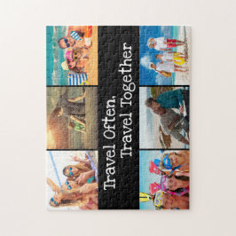 Familienurlaub Foto Collage Reisen oft Puzzle