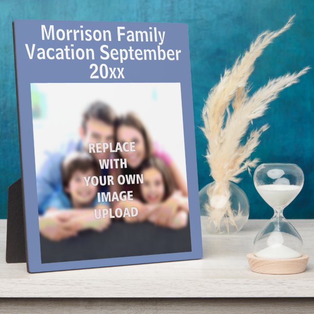 "Familienurlaub" - Foto in Familienbesitz Fotoplatte (Seite)