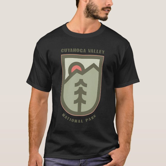 Familienurlaub Geschenk Cuyahoga Tal Nationalpark T-Shirt (Vorderseite)