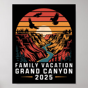Familienurlaub Grand Canyon 2025 Familienurlaub Poster