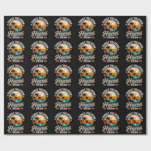Familienurlaub Hawaii 2026 Geschenkpapier