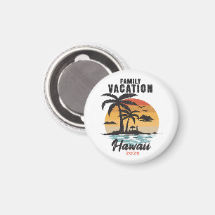 Familienurlaub Hawaii 2026 Tropisch Magnet