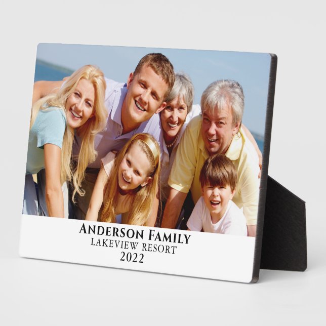 Familienurlaub im Foto 2022 Fotoplatte (Seite)