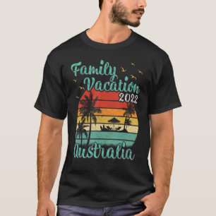Familienurlaub im Retro-Stil 2022 Australien Stran T-Shirt