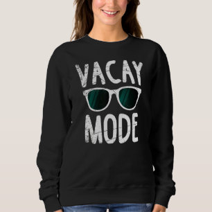 Familienurlaub im Urlaub Männer Frauen Sweatshirt
