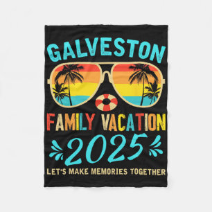 Familienurlaub im Vintage-Stil Galveston Beach 202 Fleecedecke