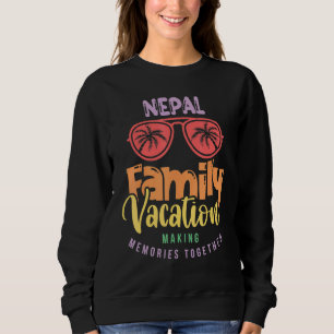 Familienurlaub in Nepal - Matching Outfit Sweatshirt
