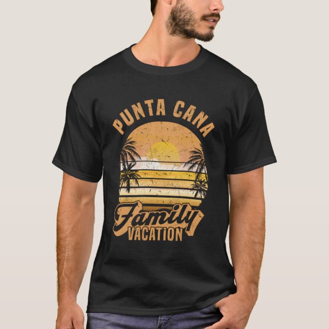 Familienurlaub in Punta Cana 2022 T-Shirt (Vorderseite)