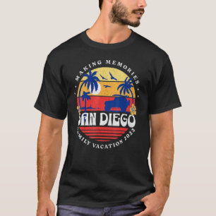 Familienurlaub in San Diego 2023 Erinnerungen Mat T-Shirt