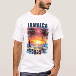 Familienurlaub Jamaica 2025 Sommerreise Matching T-Shirt