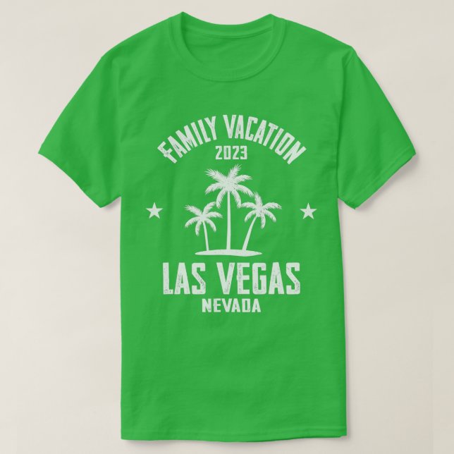 Familienurlaub Las Vegas 2023 T-Shirt (Design vorne)