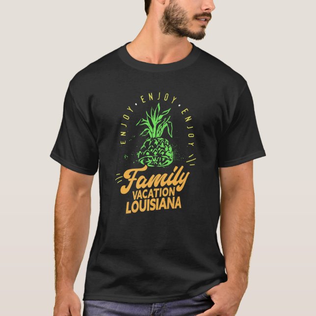 Familienurlaub Louisiana Matching Family Group Lo T-Shirt (Vorderseite)