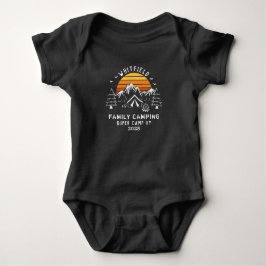 Familienurlaub Matching Camping Custom Baby Strampler