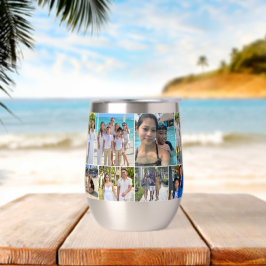 Familienurlaub mit mehreren Fotos FotoCollage