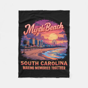 Familienurlaub Myrtle Beach 2025 Ferien Sommer M Fleecedecke
