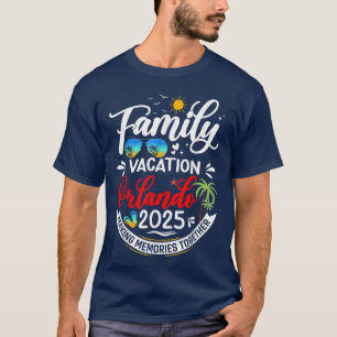 Familienurlaub Orlando 2025 Beach Sommerurlaub T-Shirt