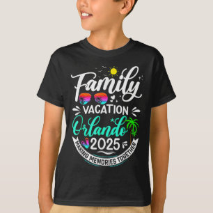 Familienurlaub Orlando 2025 Strand Sommerferien T-Shirt