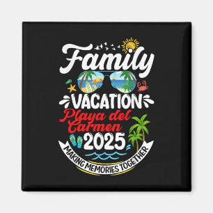Familienurlaub Playa del Carmen 2025 Erinnerung Magnet
