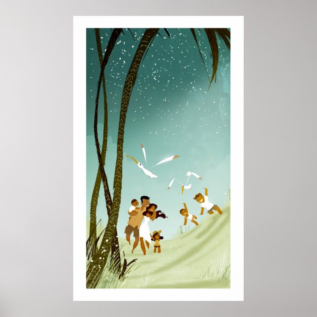 Familienurlaub Poster (Vorne)