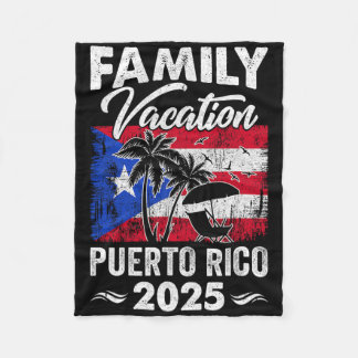 Familienurlaub Puerto Rico 2025 Beach Summer Vaca Fleecedecke