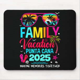 Familienurlaub Punta Cana 2025 Erinnerungen Mousepad
