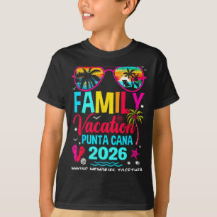 Familienurlaub Punta Cana 2026 passendes Urlaubsbi T-Shirt