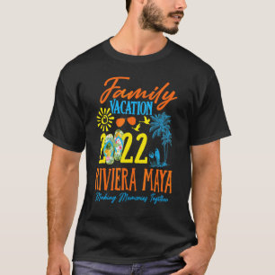 Familienurlaub Riviera Maya Mexiko 2022 Matching T-Shirt