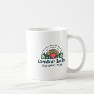 Familienurlaub-Shirt - Retro Crater Lake National Kaffeetasse