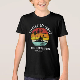 Familienurlaub Sommerküstenurlaub, der auf die ind Tri-Blend Shirt