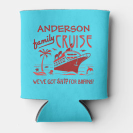 Familienurlaub Sonnenschiff | Individuelle Name V5 Dosenkühler