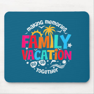 Familienurlaub Strand passende Familien Sommer Sti Mousepad