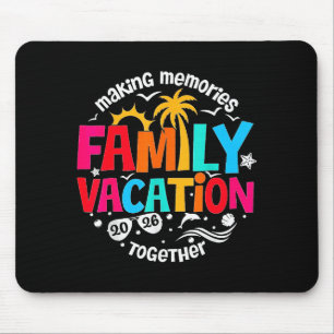 Familienurlaub Strand passende Familien Sommer Sti Mousepad